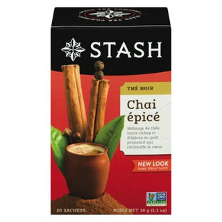 Stash - thé chai épicé des années 20 - 38 g x 20 sachets