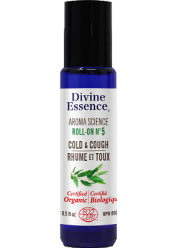 Divine essence - 
no.5 roll-on bio : rhume et toux - 15 ml