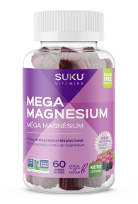 Suku - méga magnésium 
/ raisin et mûre - 60 gélifiés