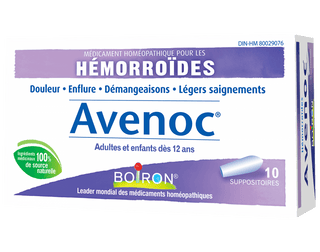 Avenoc - Suppositoire pour Hémorroïdes -Boiron -Gagné en Santé