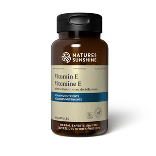 Nature's sunshine - vitamine e avec sélénium - 60 gél. - Gagné en Santé