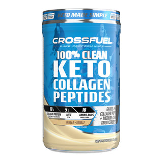 Crossfuel - keto collagène peptides vanille 454 g