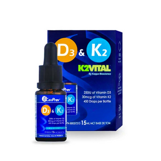 Canprev - d3+k2 en gouttes 250ui/30mcg base mct- 15 ml