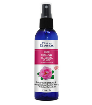 Divine essence - eau florale : rose de damas bio - 110 ml