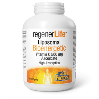 Regenerlife - vitamine c bioénergétique liposomale 120 gél