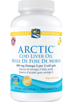 Nordic naturals - huile de foie de morue arctique 1 000 mg - 90 gél