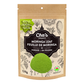 Cha's organics - poudre de feuille de moringa