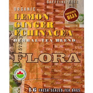 Flora - tisane au citron gingembre échinacée  16 sachets