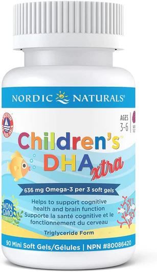 Nordic naturals - dha xtra omega-3 pour enfants 90 gél