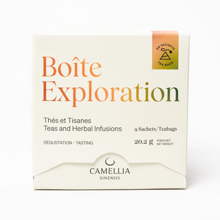 Camellia sinensis - thé et tisanes boite exploration 9 sachets