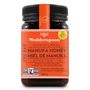 Wedderspoon - miel de manuka cru kfactor 16 - 500 g