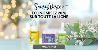 Économisez 20 % sur toute la ligne de Sourisverte