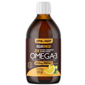 Aquaomega - daily maintenance 3x lemon 450 ml