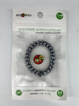 Bye bugs - bracelet chasse-moustiques - noir et blanc