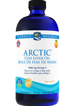 Nordic naturals - huile de foie de morue arctique (orange) - 473 ml