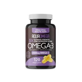 Aquaomega - 5x concentration ultime dha 120 sg