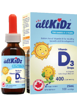 Allkidz - vitamin d3 400ui  - 25ml