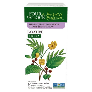 Four o'clock - laxatif extra à base de plantes - 20 sachets