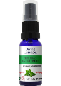 Divine essence - haleine fraîche (menthe poivrée, bio) - 15 ml