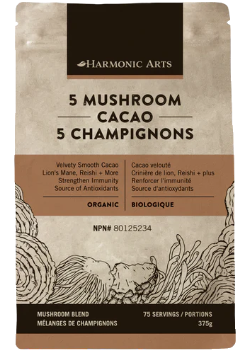 Harmonic arts - cacao aux 5 champignons 375 g